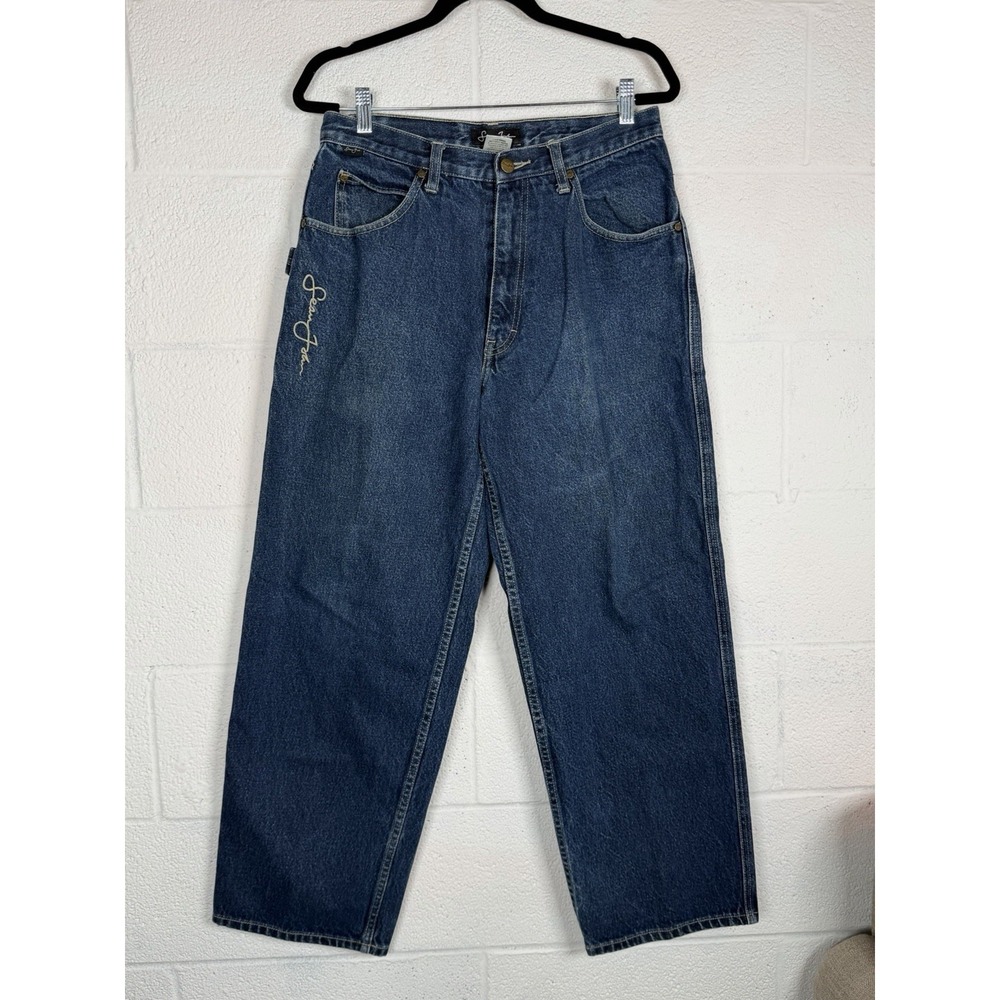 Vintage Sean John Carpenter Jeans Mens 32 Baggy Blue Denim Y2K Hip Hop